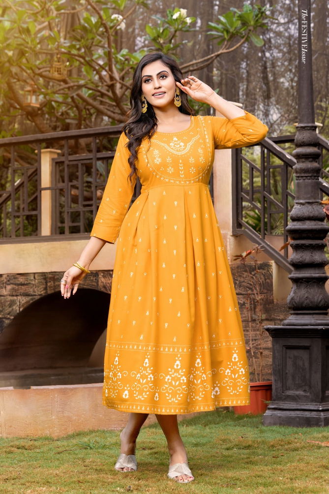 Sonali By Hirwa Anarkali Kurti Catalog